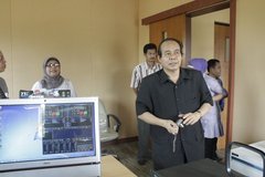 Kunjungan Rektor UIN Alauddin ke Studio Syiar FM (2)