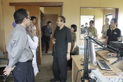 Kunjungan Rektor UIN Alauddin ke Studio Syiar FM (1)