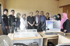 Kunjungan Rektor UIN Alauddin ke Studio Syiar FM (3)